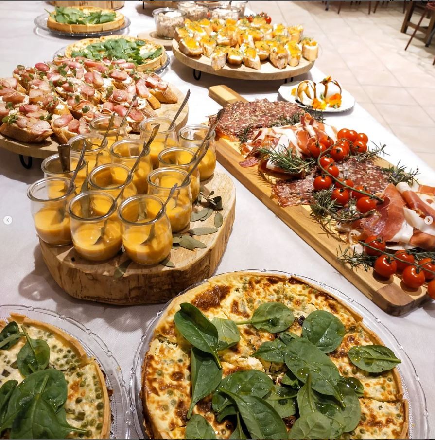 repas Repas biologique et local avec les vins biodynamiques du domaine Bonnet-Huteau
